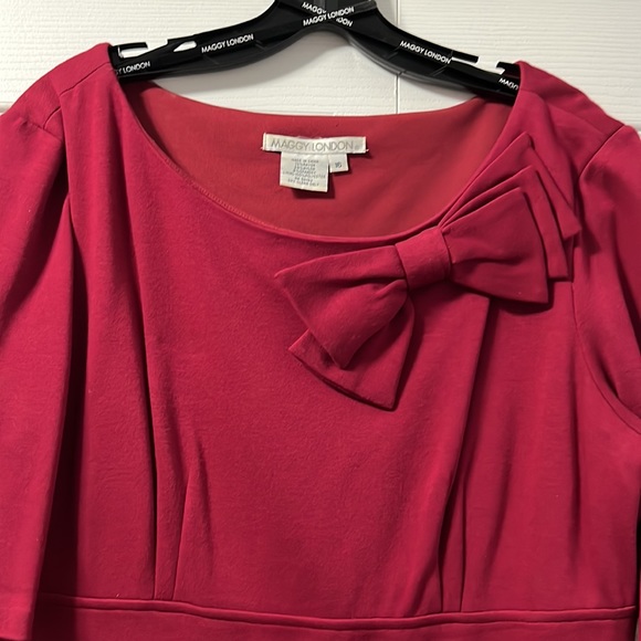 Maggy London red bow dress - Picture 3 of 4
